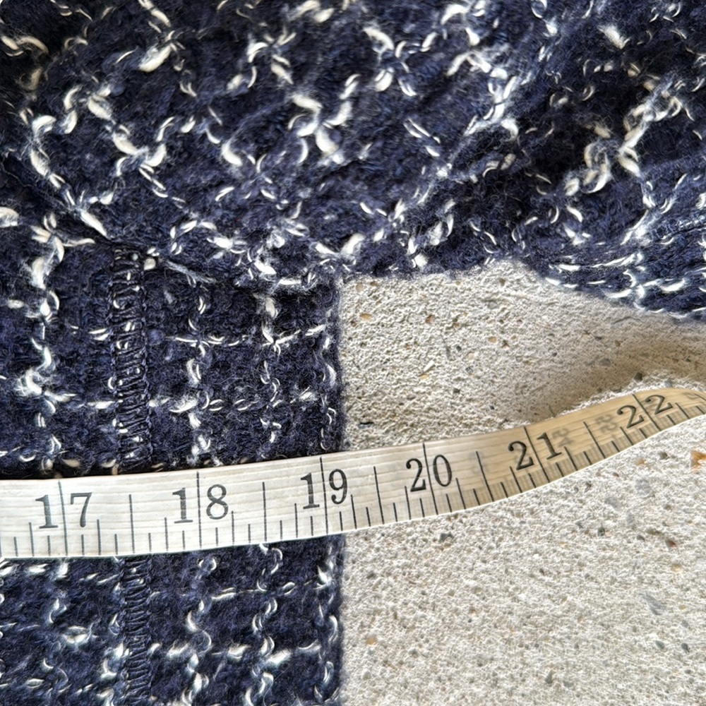 Lafayette 148 NY Black/White Tweed Boxy Jacket Size 8 - Picture 6 of 10